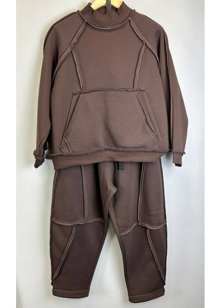 Женский костюм с декоративными швами oversize MKKS081329 KAPTSOVA (368717767)