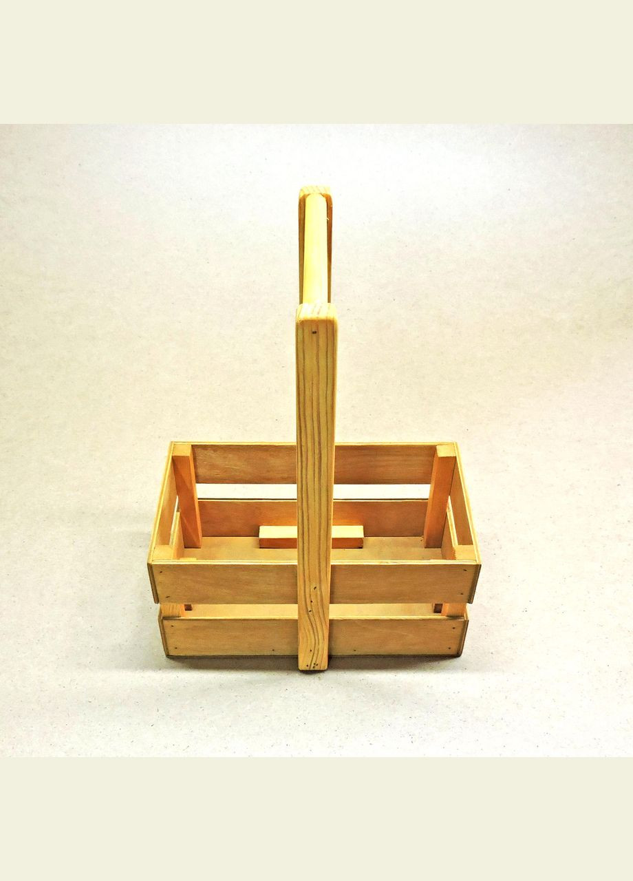 Подарочная корзинка из дерева Шелли 15х26 карри (ПДК-0022203) No Brand (328909767)