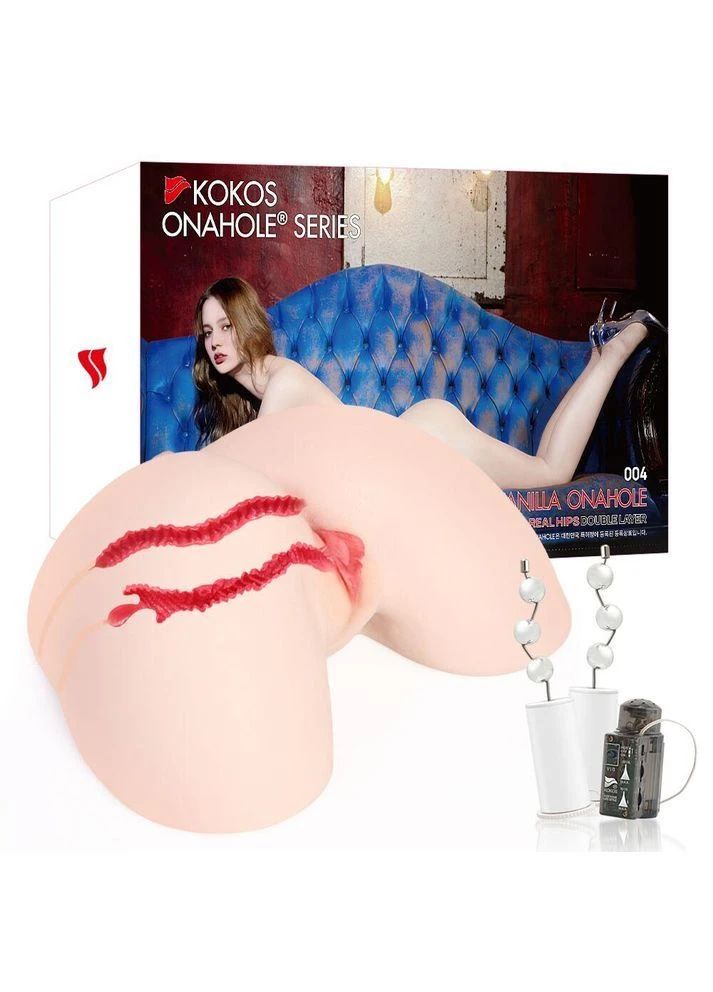 Мастурбатор 004 Vailla ONAHOLE Real Hips 2WayPlus с вибрацией и массажем Kokos (374911891)