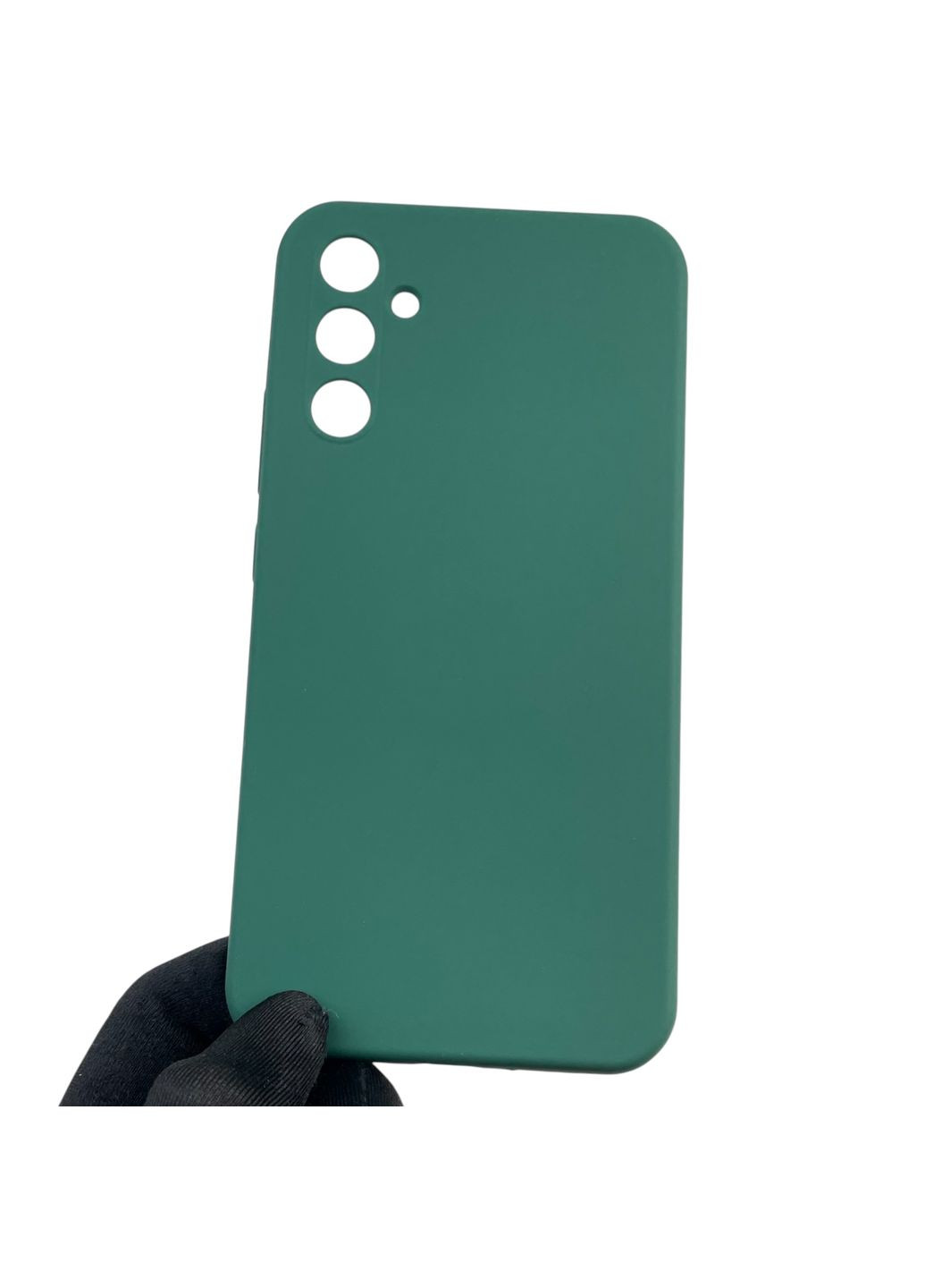 Чехол для Galaxy A34 5G (SM-A346E) силиконовый с микрофиброй нескользящий на самсунг а34 5г зеленый Samsung (366387181)