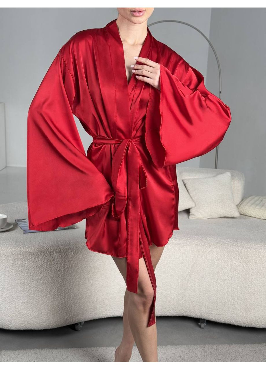 💋 Шелковый мини-халат – твой ритуал красоты и домашней роскоши! Размерная сетка в описании Vione (367076241)