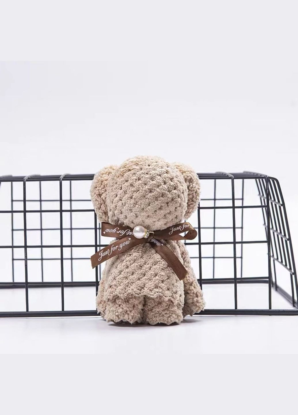 М'якенький рушник з мікрофібри у вигляді Ведмедика світло-коричневий ( TA0030_1 ) No Brand світло-коричневий