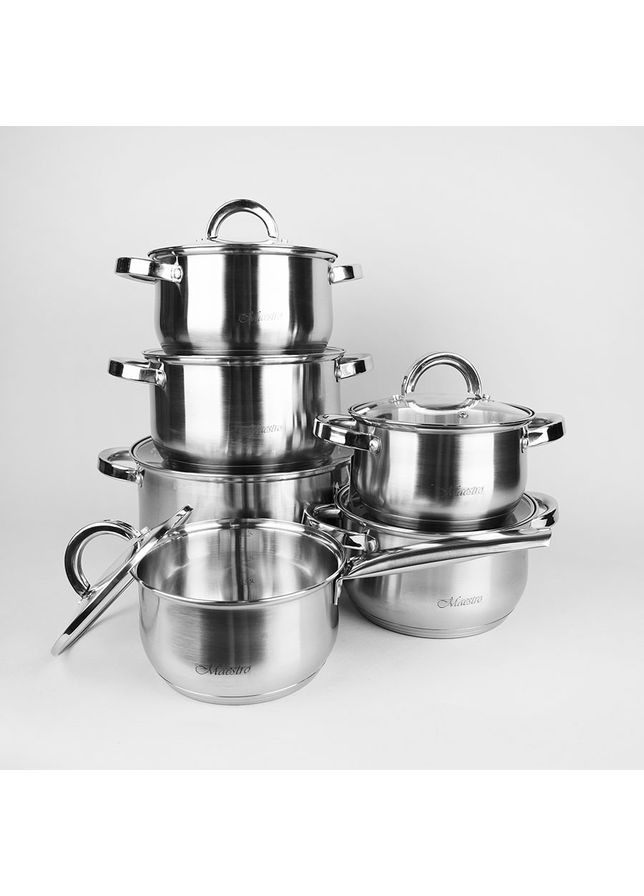 Набор посуды MR-2120-12 12 предметов Maestro (348133351)