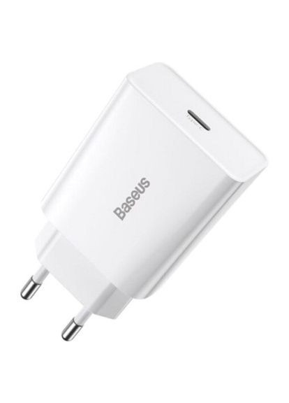 Зарядний пристрій (CCFS-SN02) Baseus Speed Mini Quick Charger White (369880762)