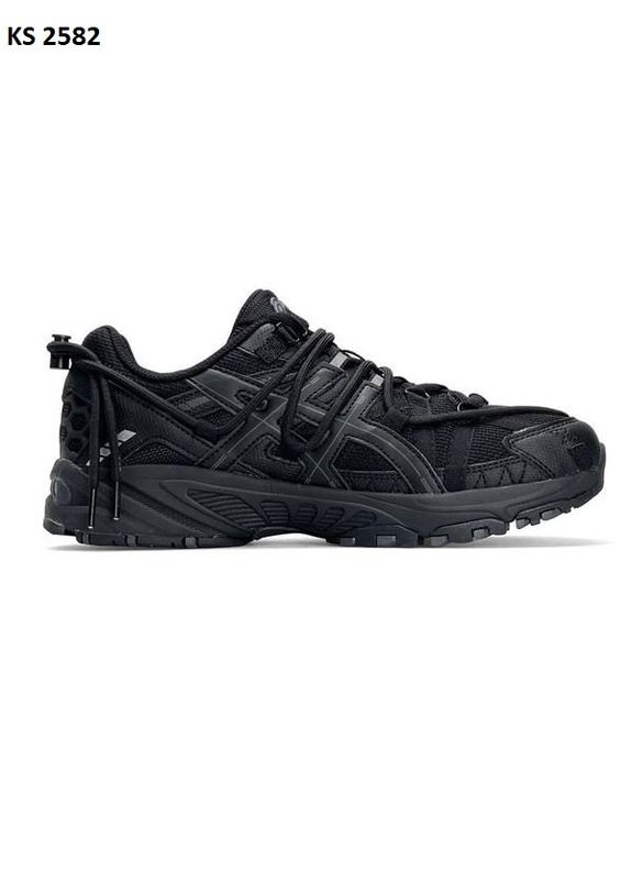 Чорні Осінні кросівки чоловічі asics gel-kahana tr v2 black асікс гель кахано tr v2 No Brand