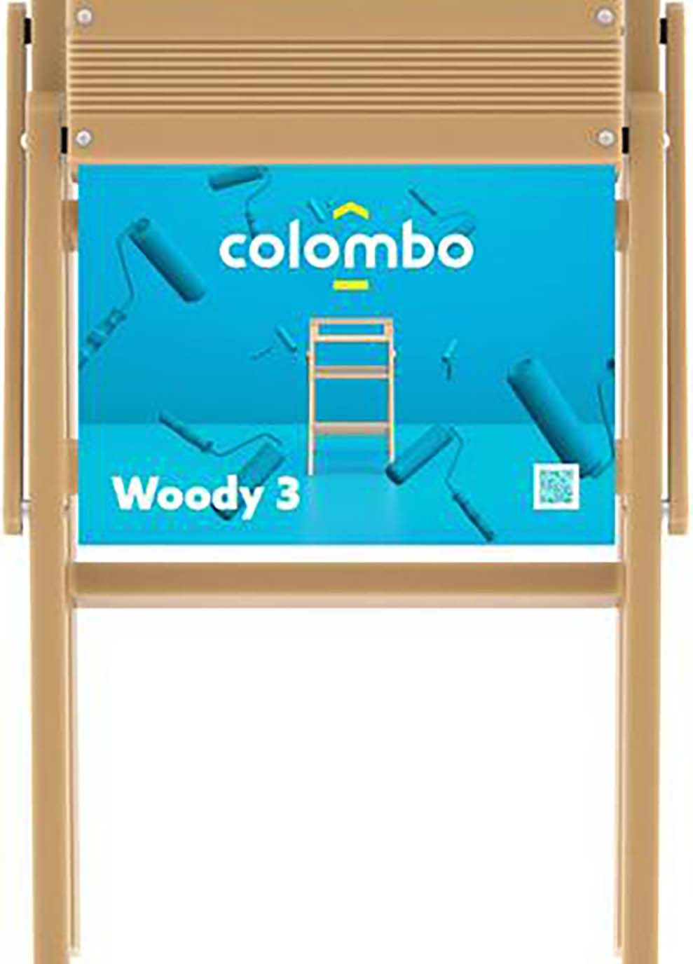 Драбина Stark 3 щаблі Коричневий Colombo (367590332)