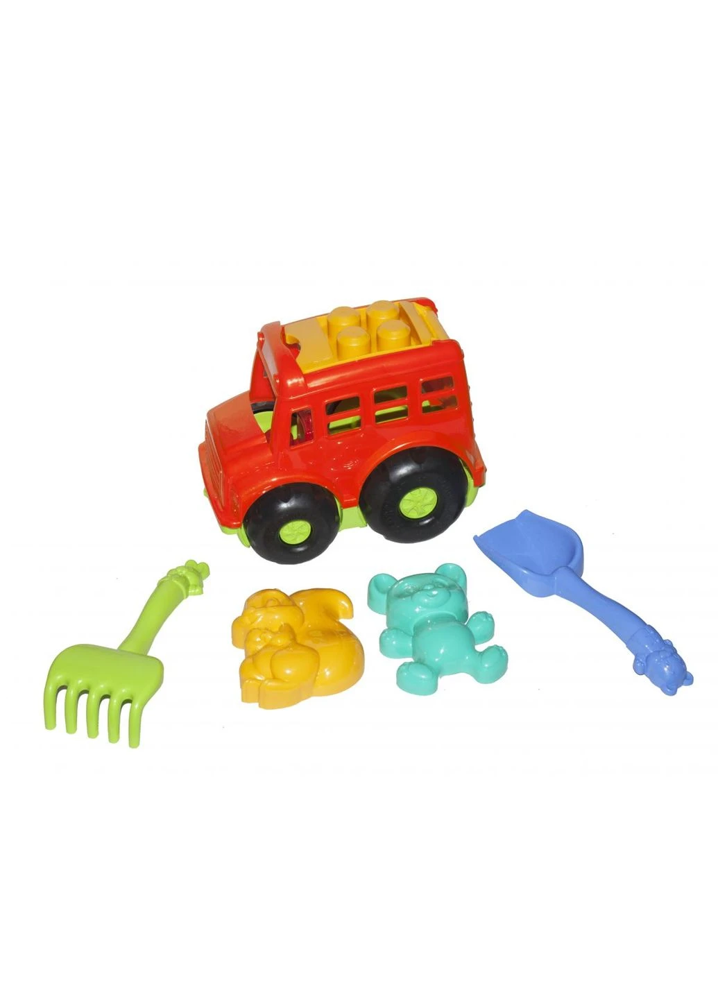 Игрушечный автобус с набором для песочницы для детей Colorplast (391029732)