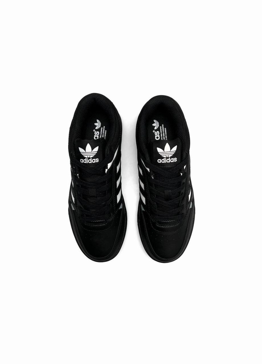 Черные демисезонные кроссовки мужские, вьетнам adidas Originals Drop Step Black