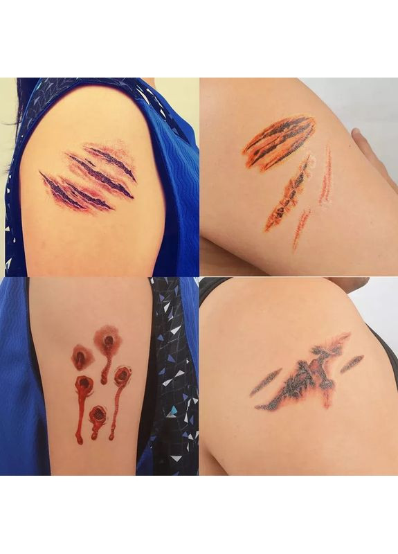 Тимчасове тату Рани від кігтів на Хеллоуїн Tattoo (367623513)