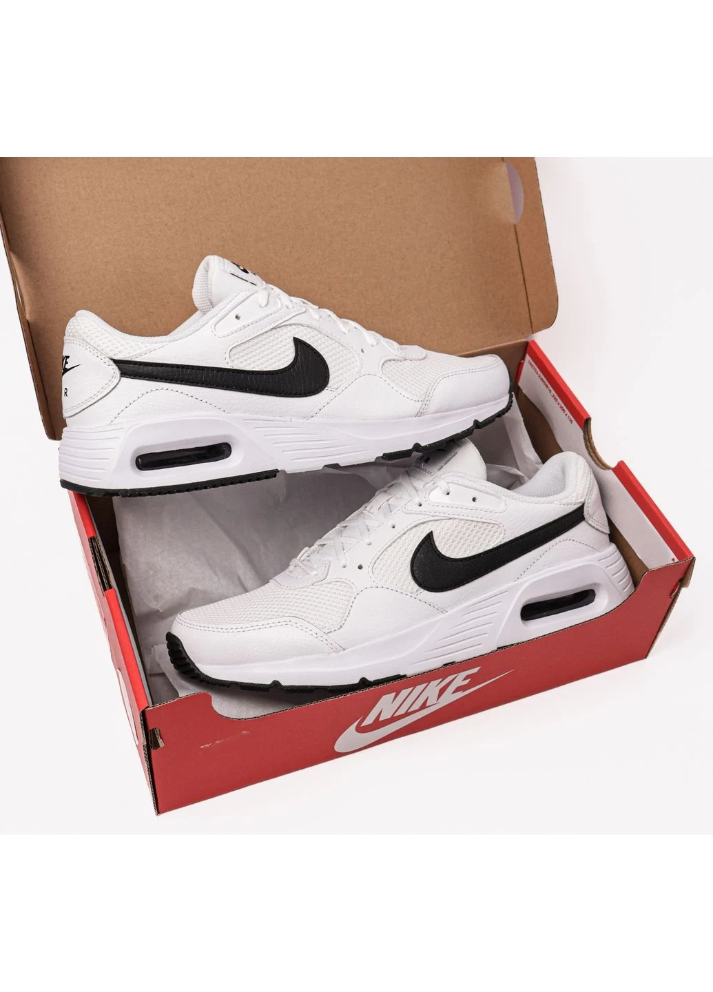 Белые всесезонные кроссовки air max sc white cw4554-103 Nike