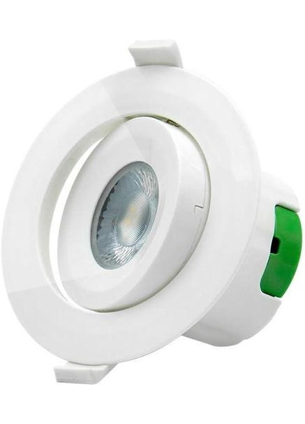 Кутовий світильник 9 Вт LED, стельовий, регульований, біле світло 5000K No Brand (301221935)