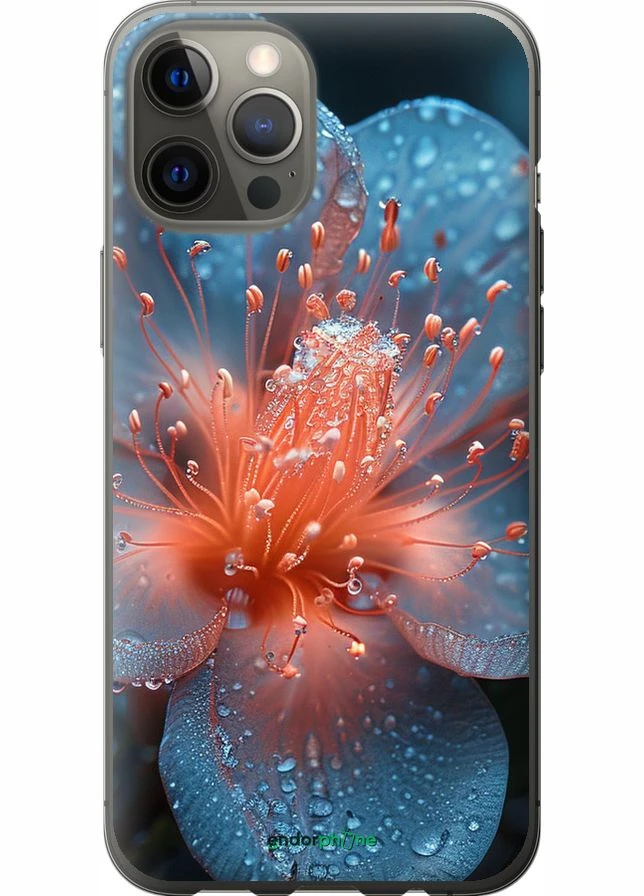 Чехол на iPhone 12 Pro Max Роса на цветке "6039t-2054-70447" Endorphone (363289325)