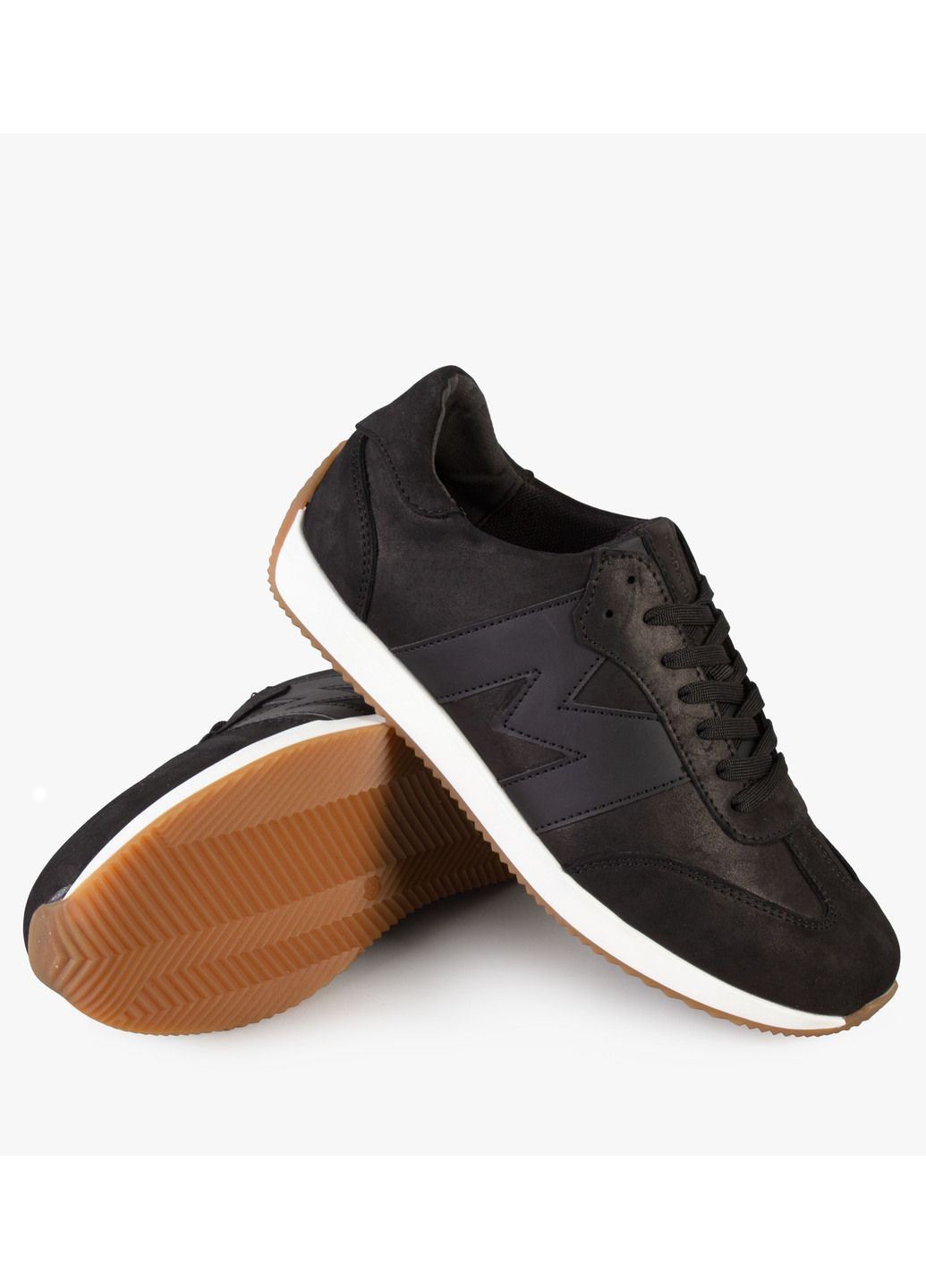 Черные демисезонные кроссовки мужские бренда 9200600_(1) ModaMilano