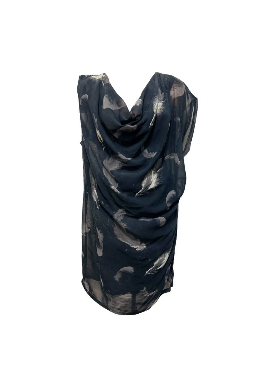 Темно-синя повсякденний сукня темно-синій Religion з абстрактним візерунком