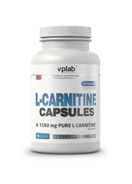 Жиросжигатель VPLab L-Carnitine 1500 mg, 90 капсул VPLab Nutrition (324607830)