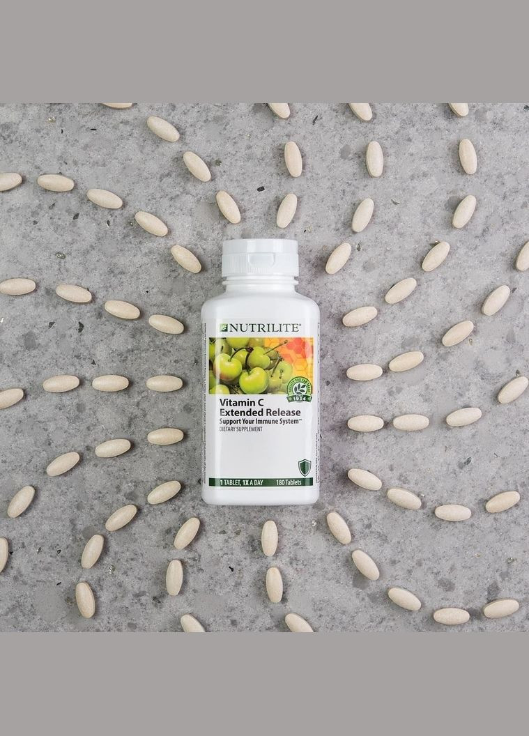 Вітаміни Amway Vitamin C пролонгованої дії 180 таблеток Nutrilite (280265983)