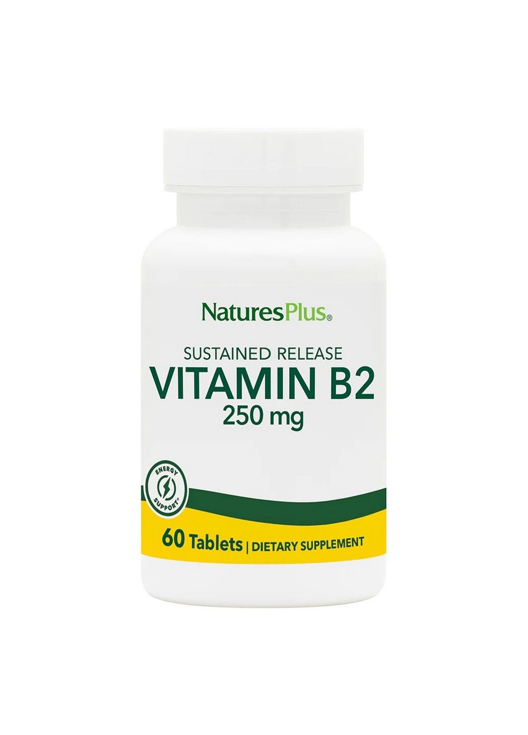 Вітаміни та мінерали Vitamin B2 250 mg, 60 таблеток Natures Plus (293337939)