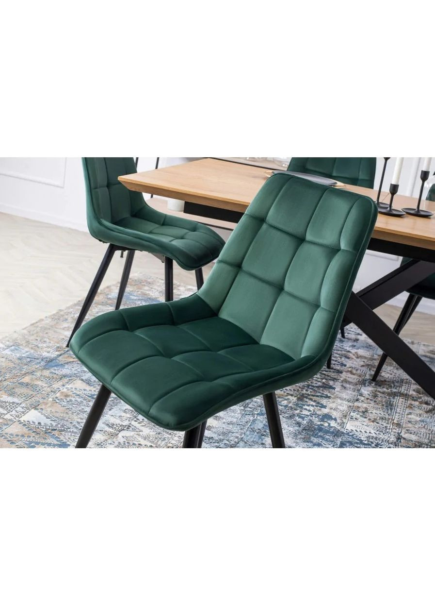Стілець Charlie Зелений велюр Intarsio (372178942)