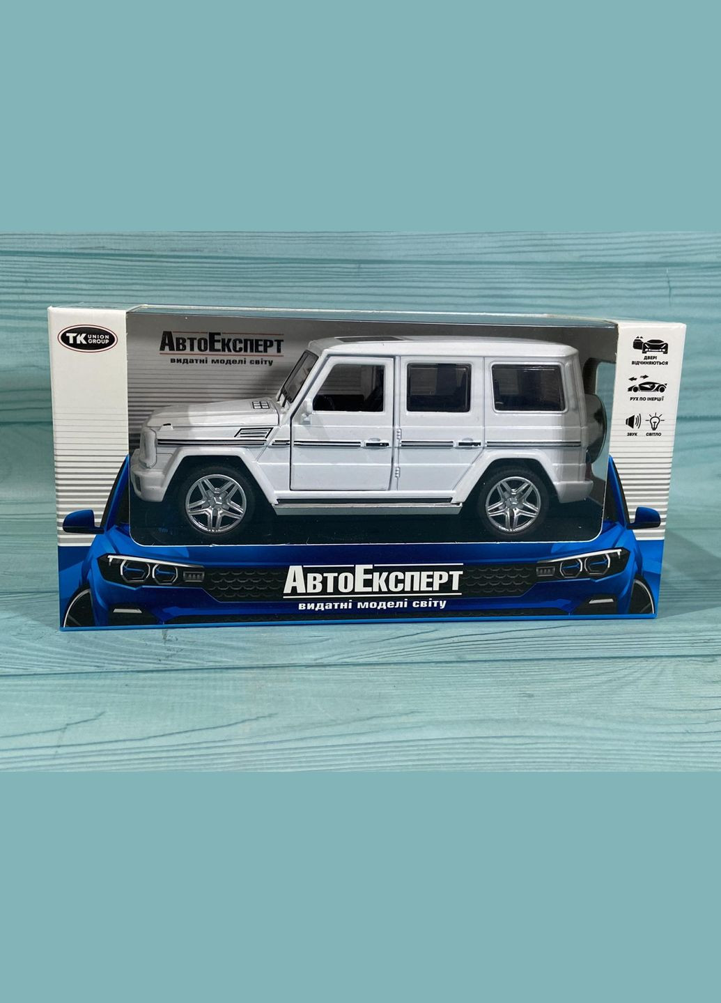 Машинка Auto Expert Mercedes GClass Gelandewagen Гелендваген 1:32 Белая (LF - 16127) TK Union Group (301421874)