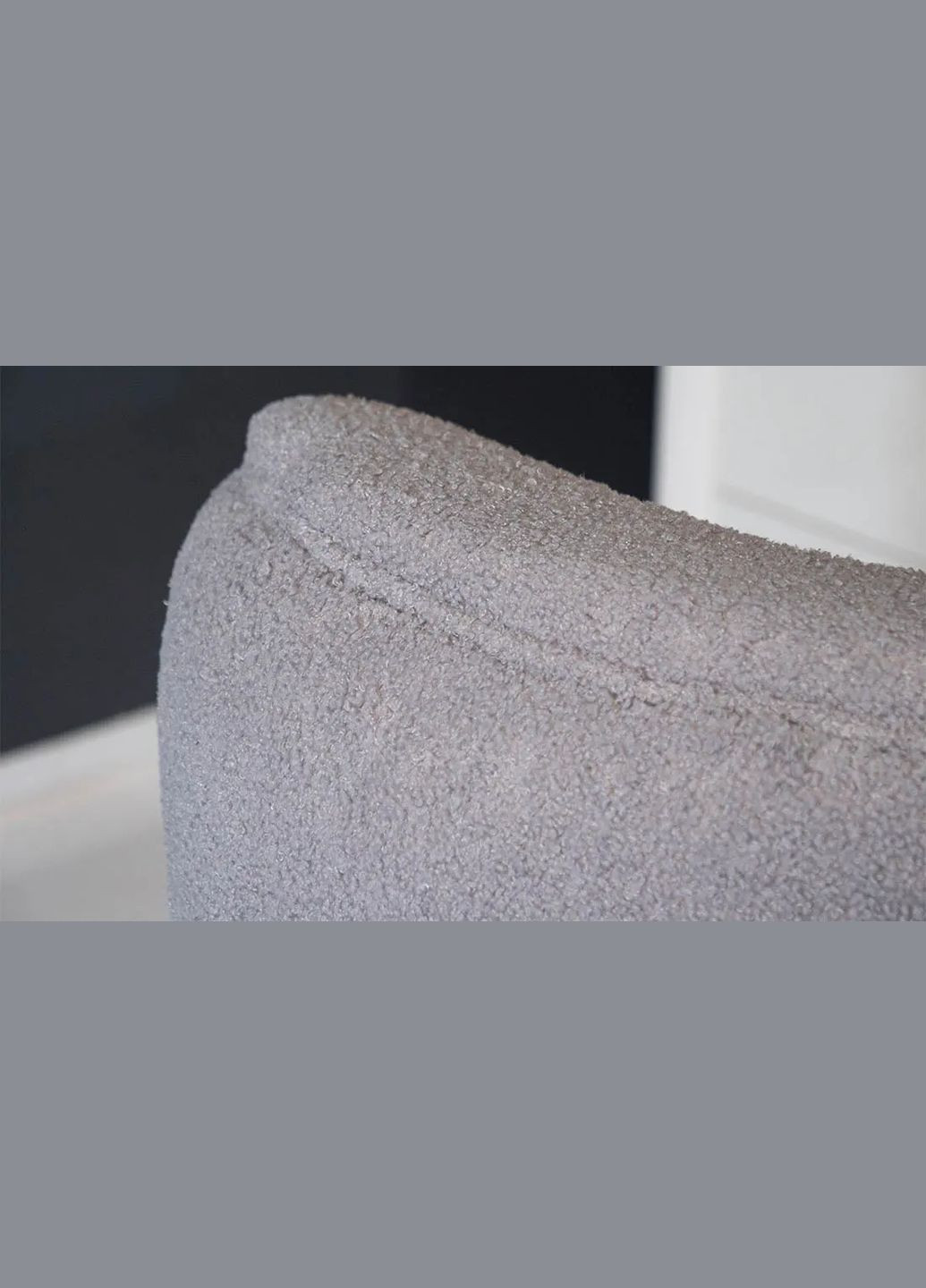 Крісло Каміла сидіння тканина 835x885x865 метал ноги срібло Prestol (356683768)