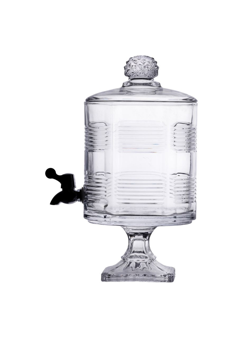 Лимонадница с краном на подставке стеклянная 4.5 л HP-19-2 Yiwu (370800570)