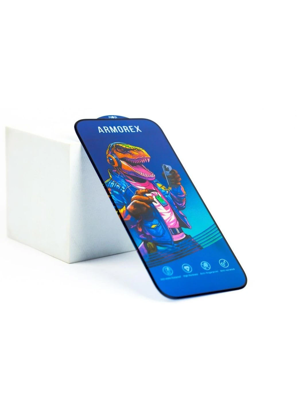 Захисне скло ARMOREX 5D High-Alum AntiDust for iPhone 15 Plus/16 Plus Чорний No Brand (391207241)