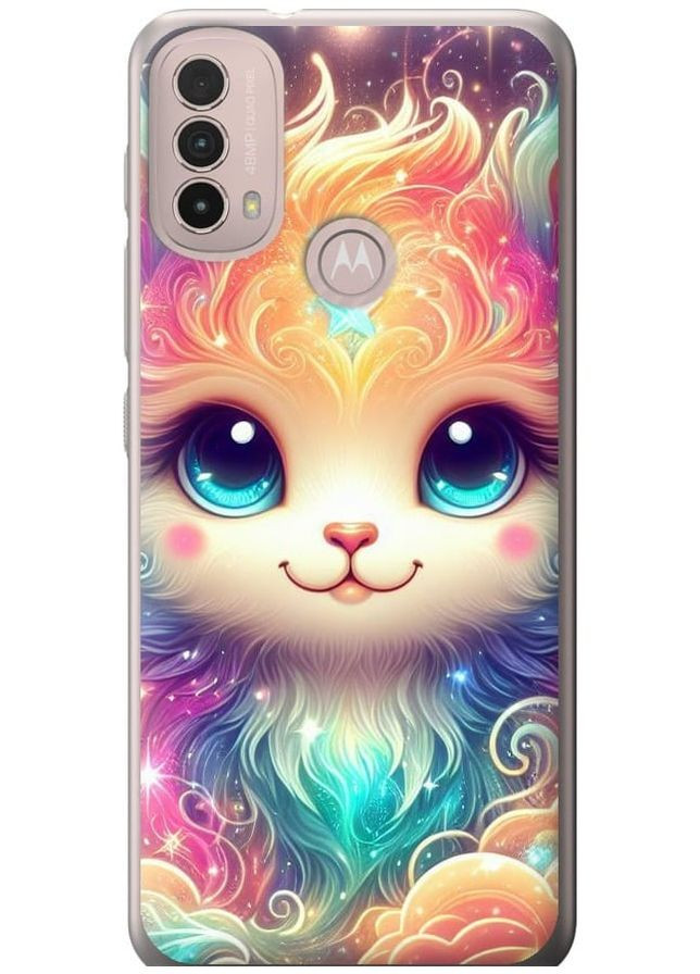 Силіконовий чохол 'Казкове кошеня' для Endorphone Motorola E40 (275461989)