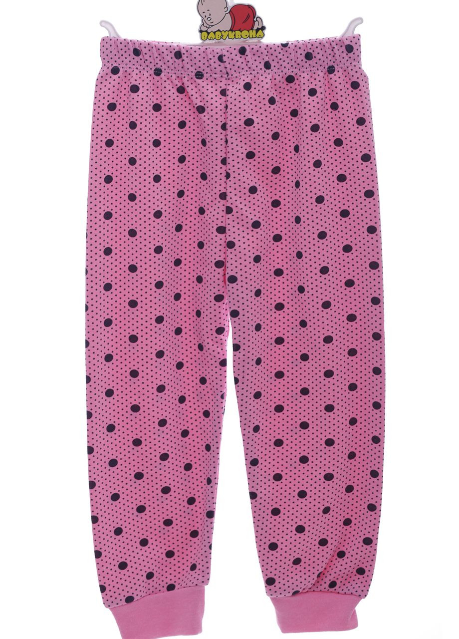 Розовая всесезон пижама для девочки с леди мишуткой розовая cit cit kids см (44270) BABYKROHA