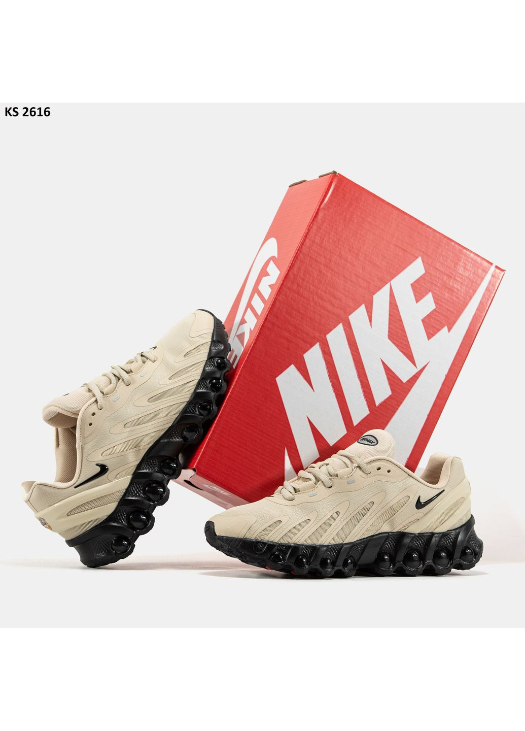 КРОССОВКИ ЖЕНСКИЕ NIKE AIR MAX DN8 BEGE НАЙК АИР МАКС ТН ПЛЮС No Brand комбинированные демисезоны (367171470)