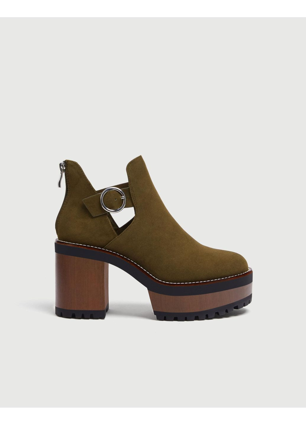 Светло-зеленые ботильоны,бледно-зеленый, Pull & Bear