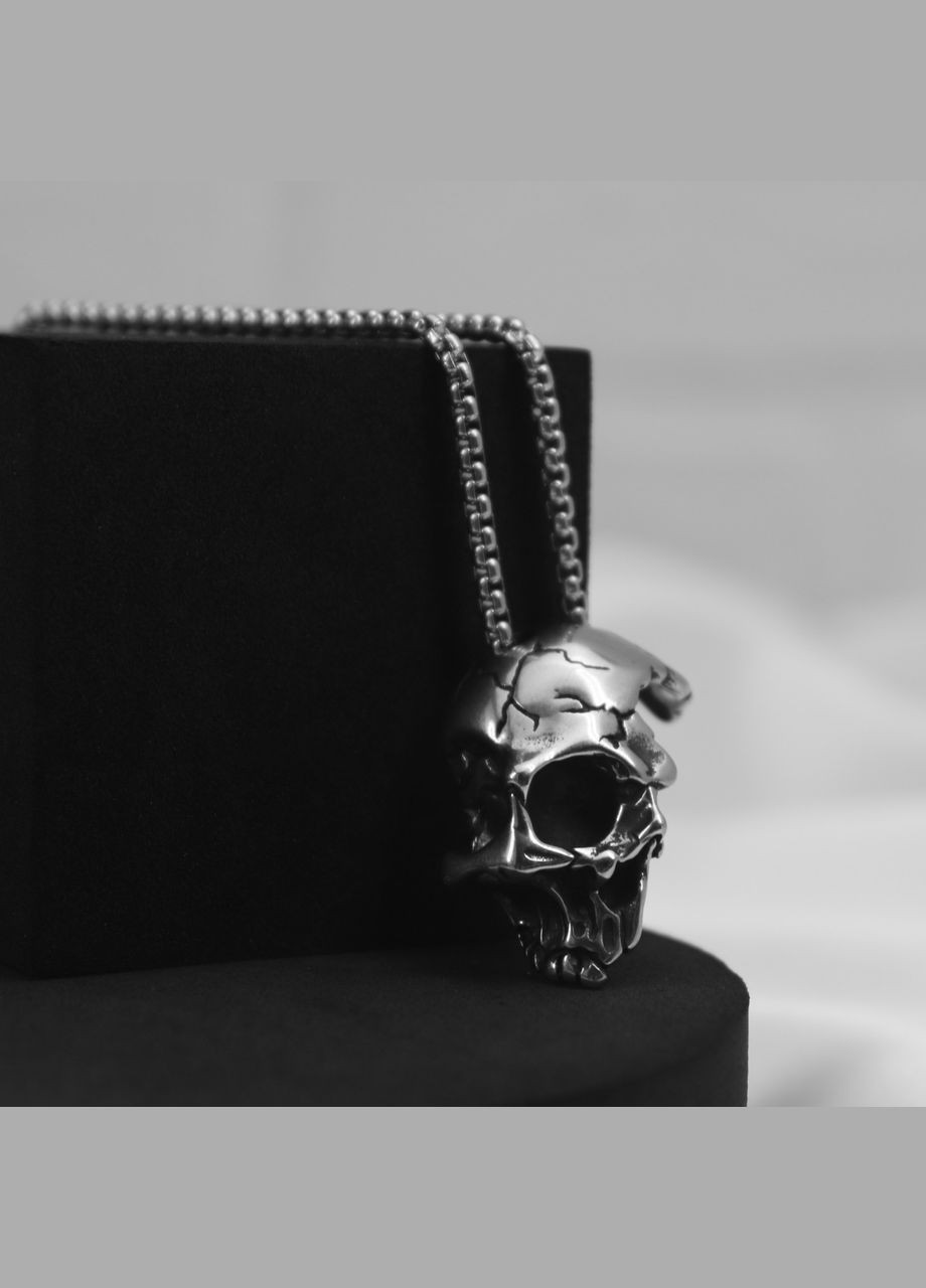Чоловічий кулон на шию з нержавіючої сталі "Skull" Royal (286421341)