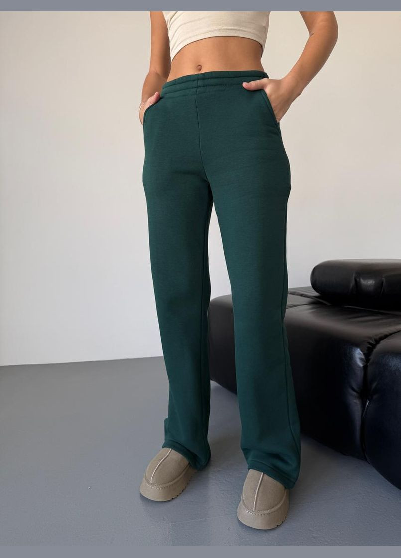 Брюки женские прямые М121.4 (начес) фуме UMON (315480924)