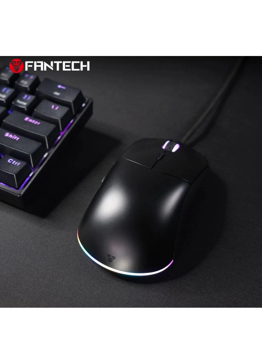 Игровая мышь UX-3 V2 HELIOS PixArt 3389, 400IPS, 50G, 1600DPI Black Fantech (382951190)