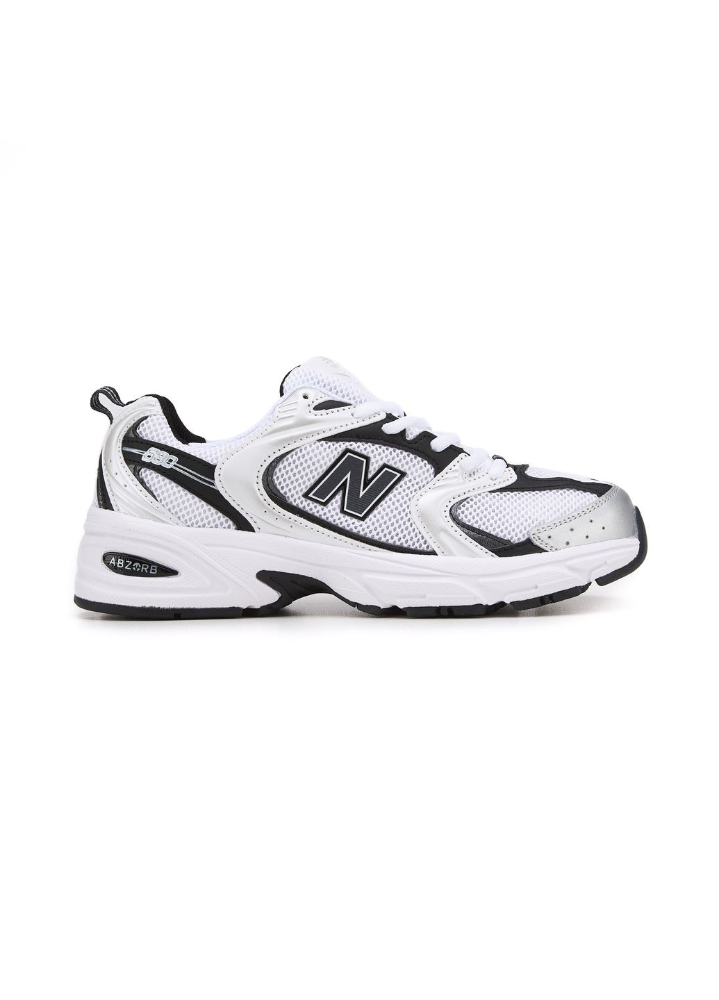 Черные демисезонные кроссовки мужские new balance 530 white black нью беланс 530 No Brand