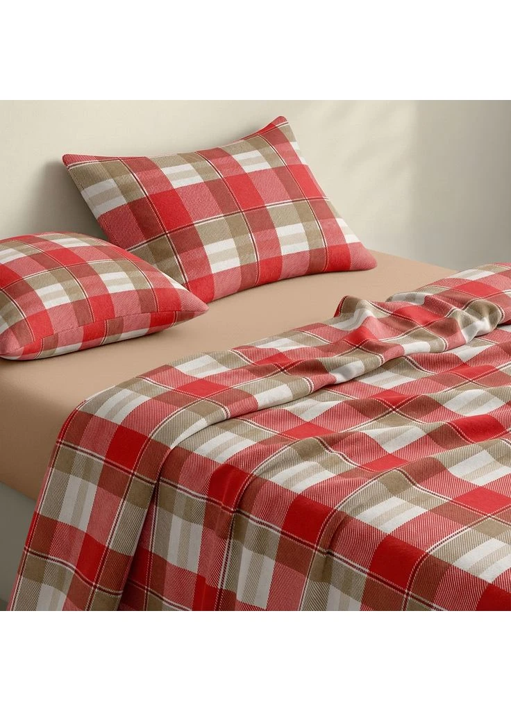 Дитяча постільна білизна фланель в ліжечко BERRY TARTAN CS1 (4822052500552) Cosas (393687872)