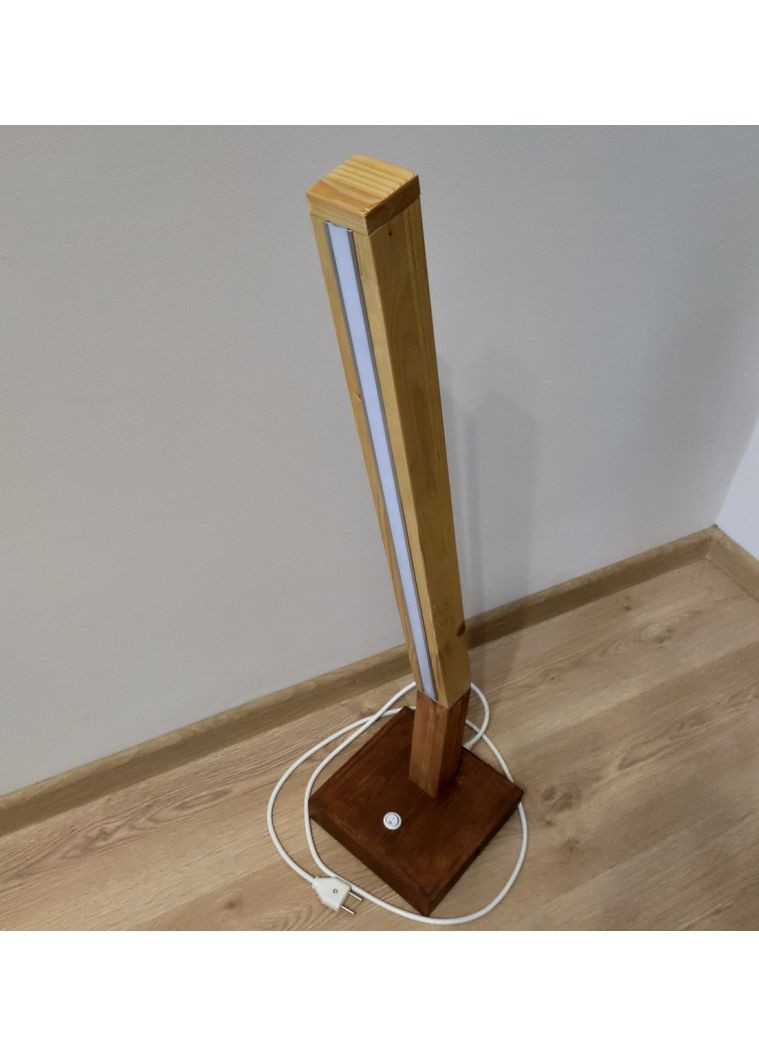 Деревянный торшер лед на пол ручной работы Handmade (371355852)