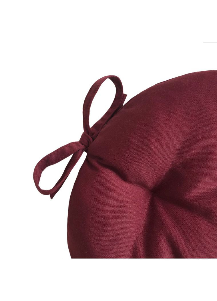 Подушка на кресло Ø см бордовый No Brand (324832690)