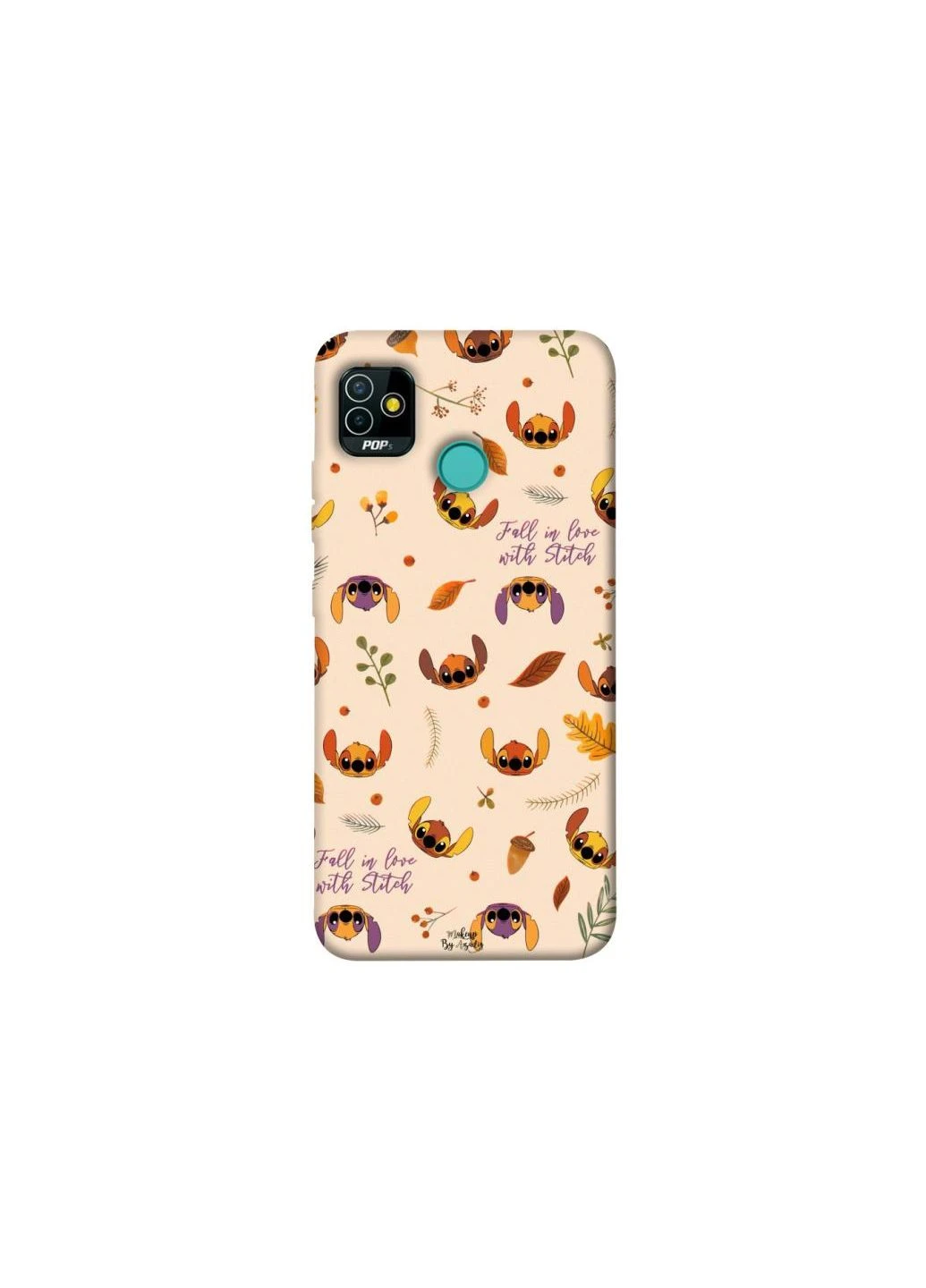 Чохол на TECNO POP 5 Fall in love with Stitch Frontalka (361098137)