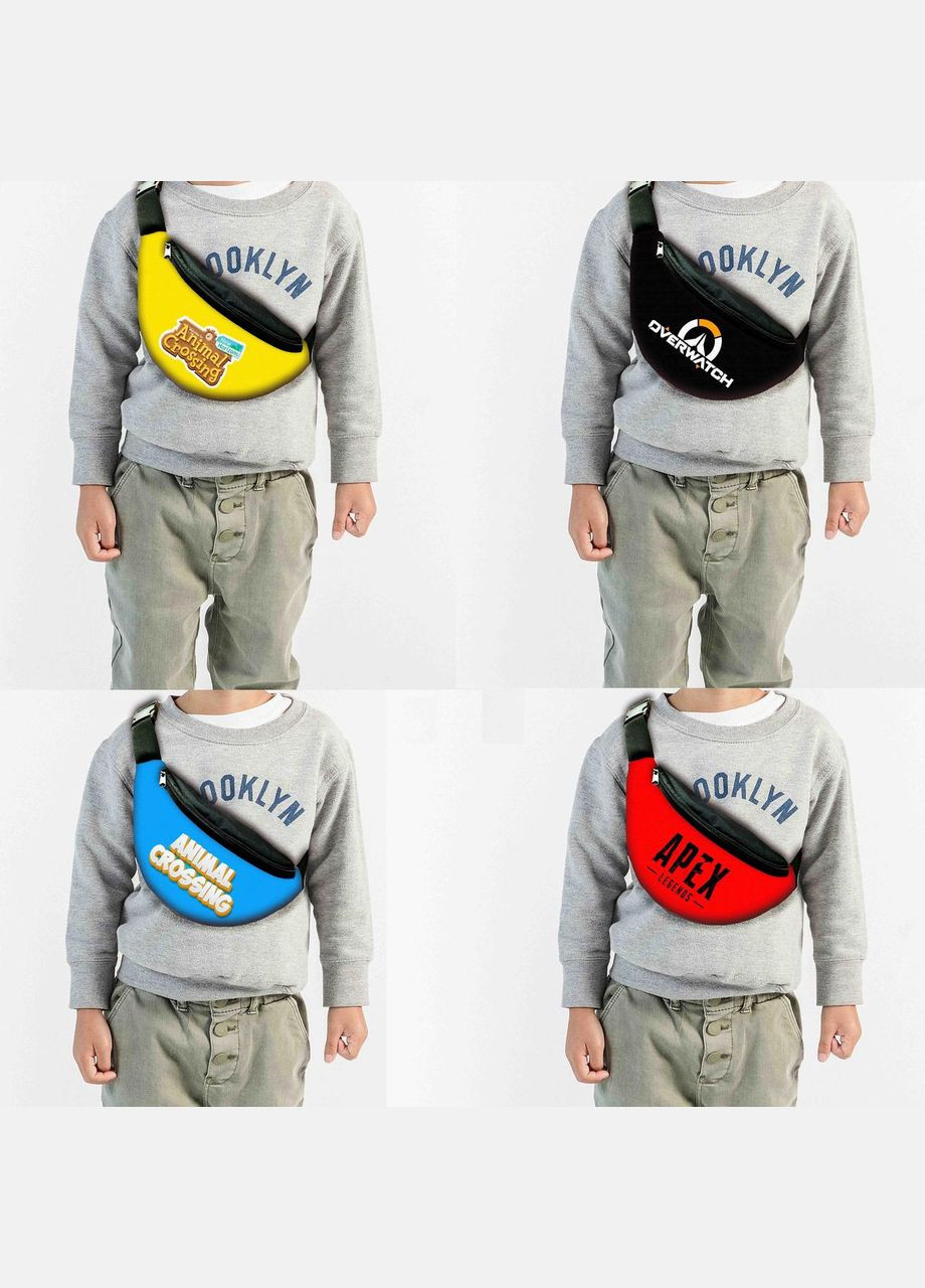 Сумка-бананка с Вашим Дизайном/Лого/Фото 32х15см для девочки/мальчика (3673) No Brand (341029910)