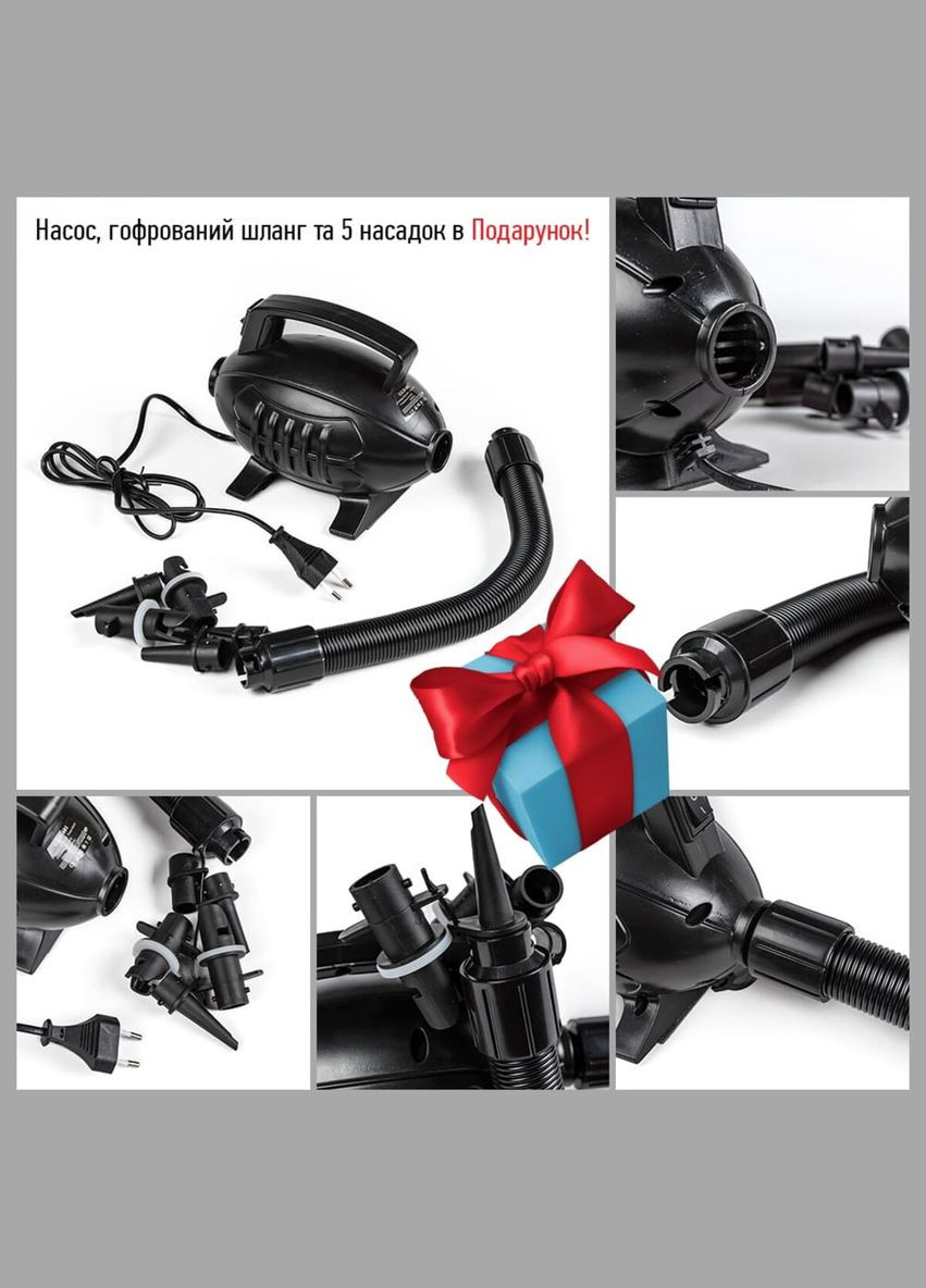 Комплект надувной мебели диван и 2 кресла Коричневый SW-00002657 Sticker Wall (370161748)