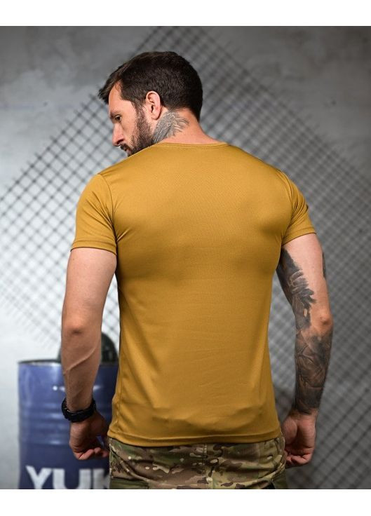 Тактична чоловіча футболка з принтом койот No Brand (349508194)