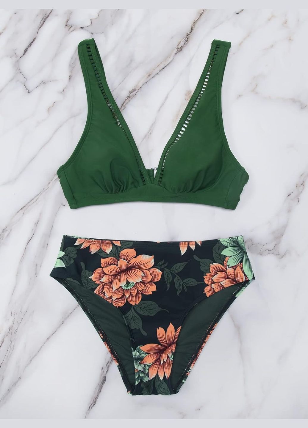 Смарагдовий літній купальник CUPSHE