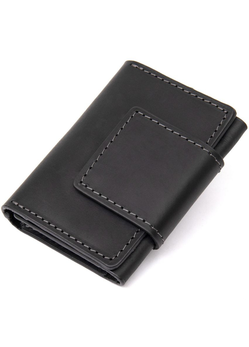 Шкіряна візитниця чорний 11496 Grande Pelle (362418363)