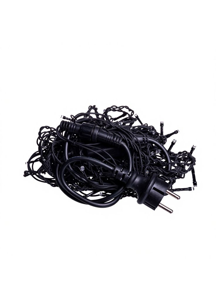 Новогодняя гирлянда уличная Бахрома 6 м 105 LED черный провод Мультиколор 6МBML Garlando (366219552)