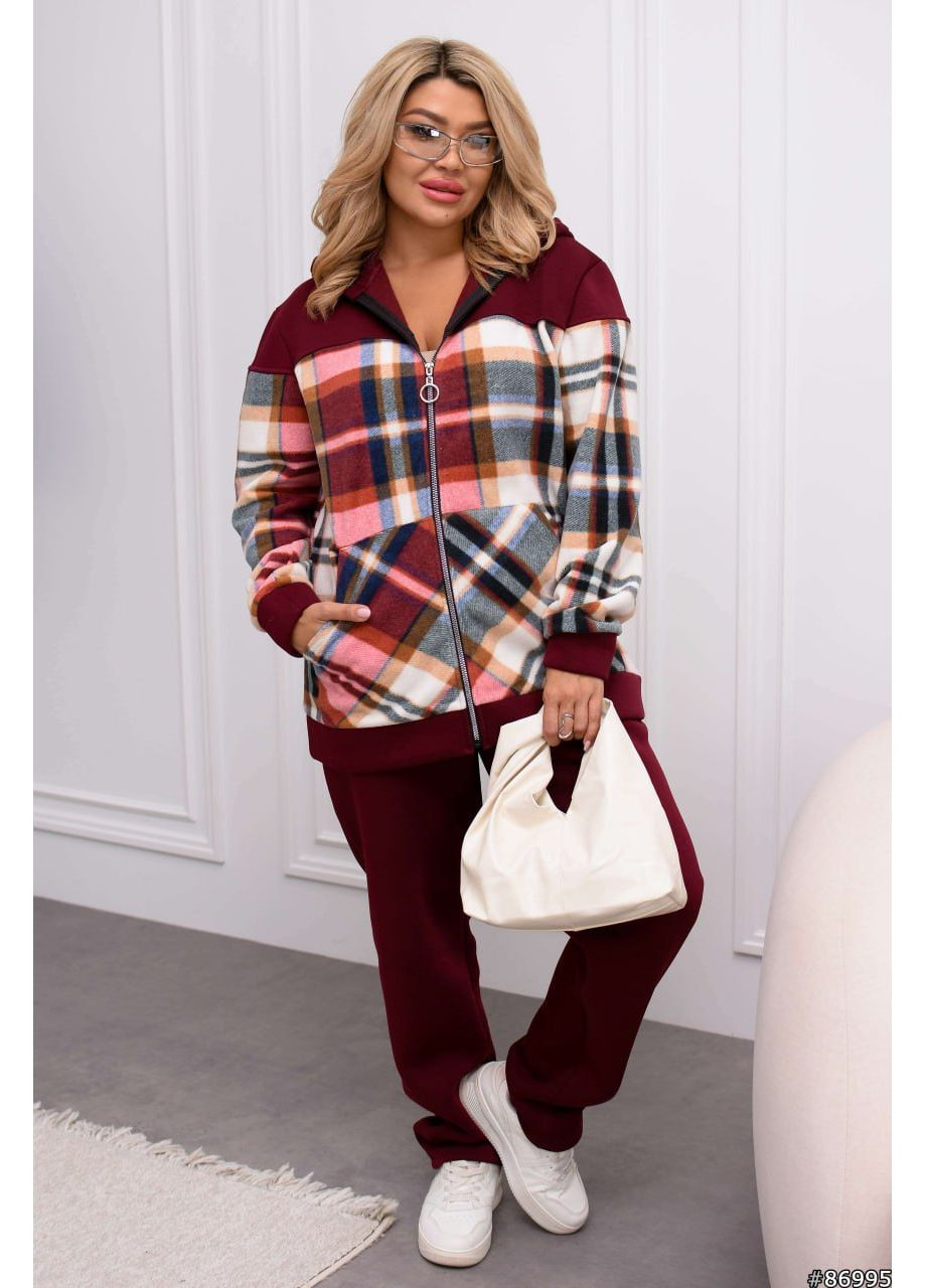Костюм-двойка из турецкой тринитки на флисе (ЗАМЕРЫ В ОПИСАНИИ) DK/DL Мода без кордонів (369327039)