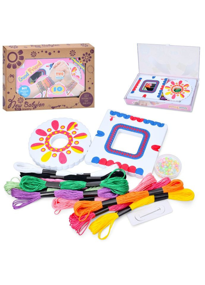 Детский набор творчества "New babylon" 11888C нити 10 штук 10 цветов Bambi (371597869)