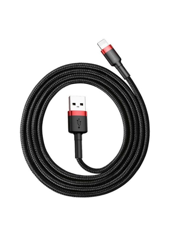Кабель Cafule Cable USB 2.4A 0.5m Red+Black (CALKLFA19) Baseus (296808965)