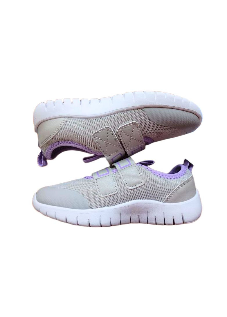 Серые демисезонные кроссовки на липучке для девочки lidl 458103 Lupilu