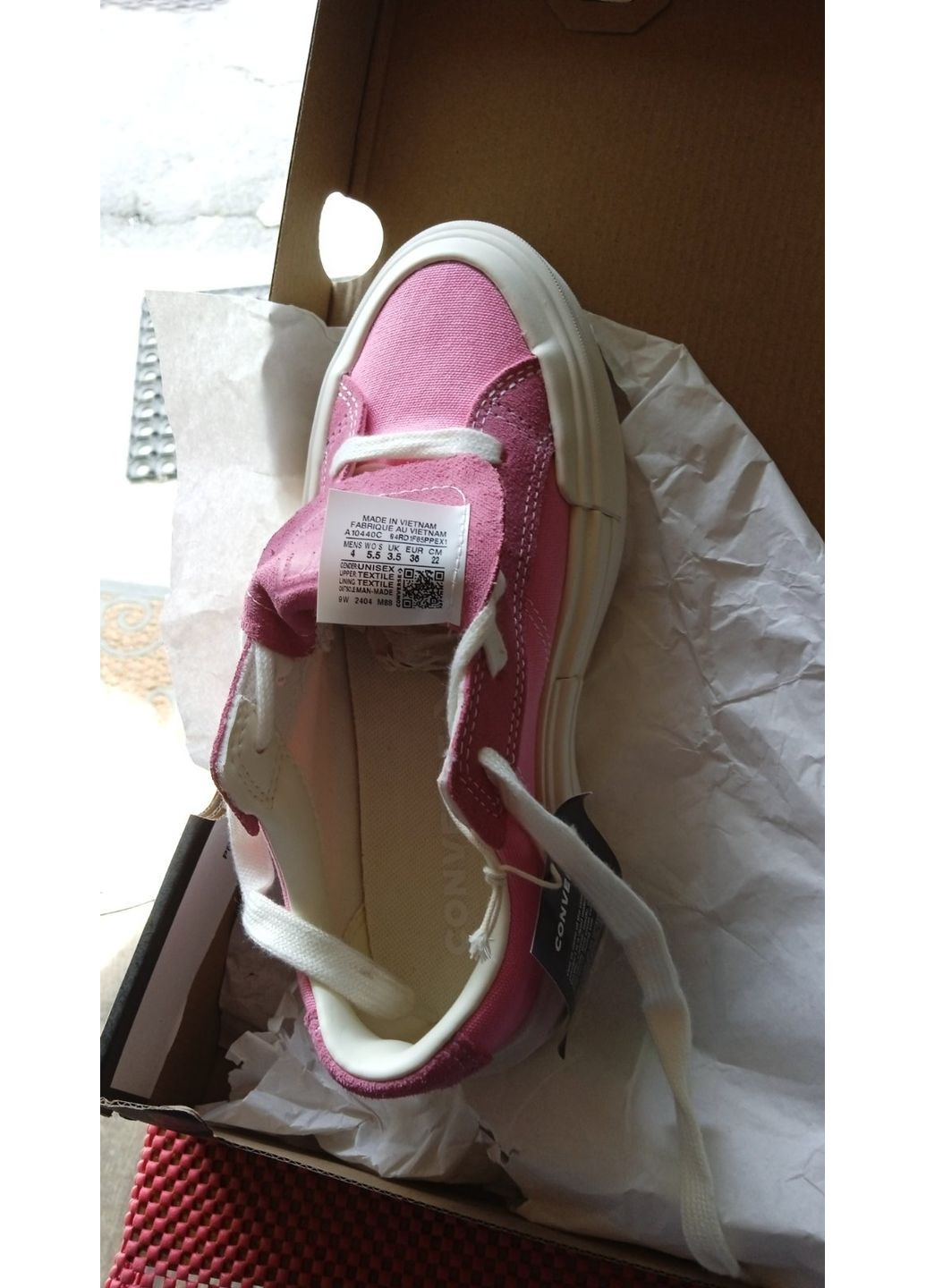 Рожево-лілові кеди, конверси, конвери жіночі 36 розмір No Brand