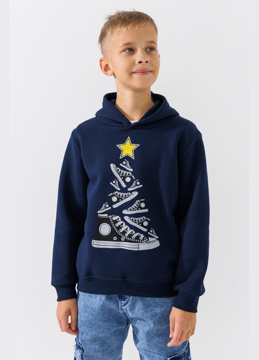 Худі з принтом дитячий 13198 134 см (NY) shop (2000990822222) Baby Show (357437175)